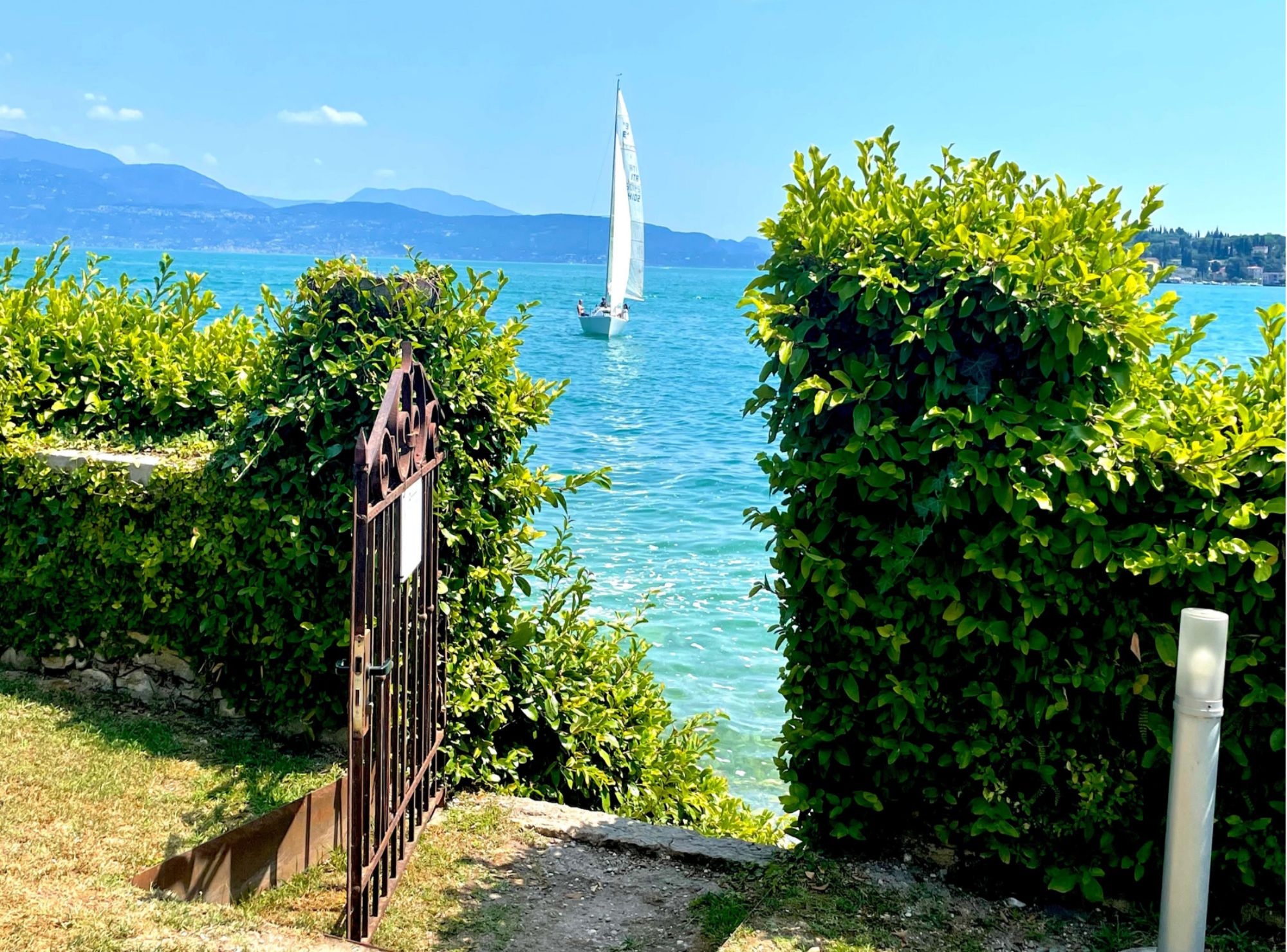 Gate with boat
